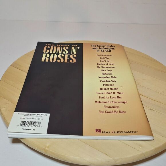 The Best of Guns N' Roses Sheet Music Signature Licks Spiral Guitar Book With CD - Picture 9 of 10
